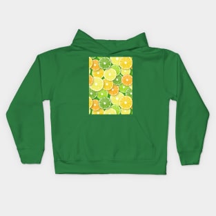 Citrus fruit slices pop art 3 Kids Hoodie